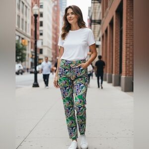 Ralph Lauren Sport Paisley Ankle Pants